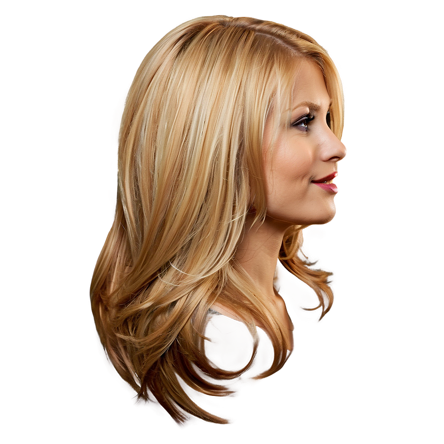 Layered Blond Hair Png 27