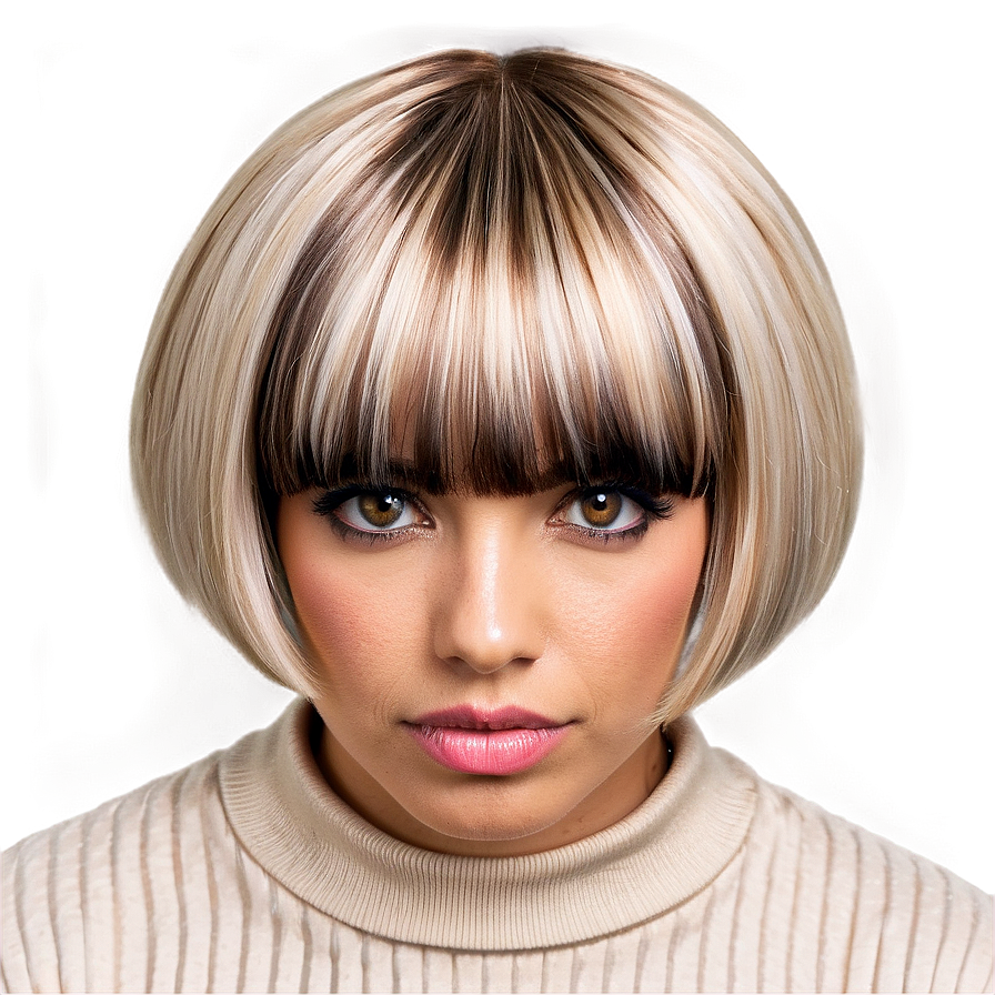 Layered Bowl Haircut Png 06212024