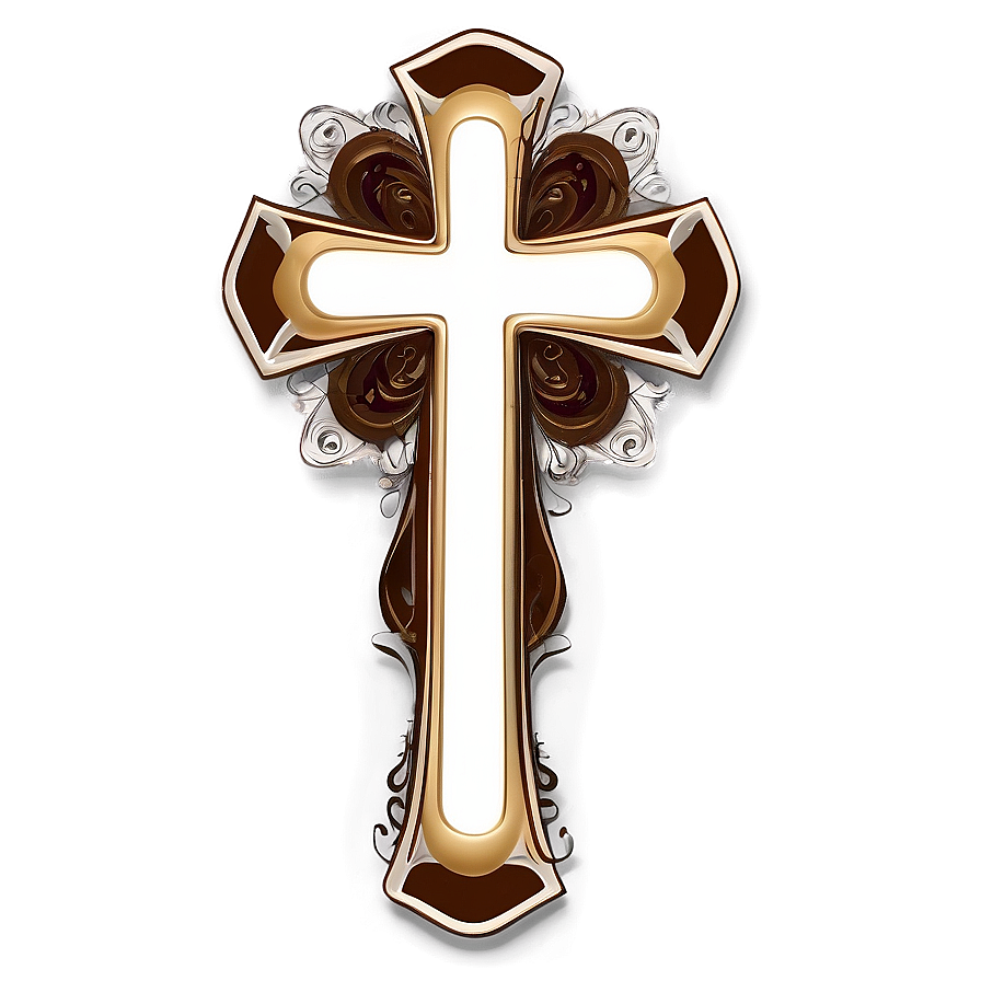 Layered Cross Design Png 04302024