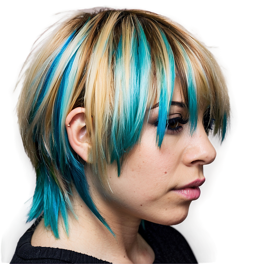 Layered Emo Haircut Png 28