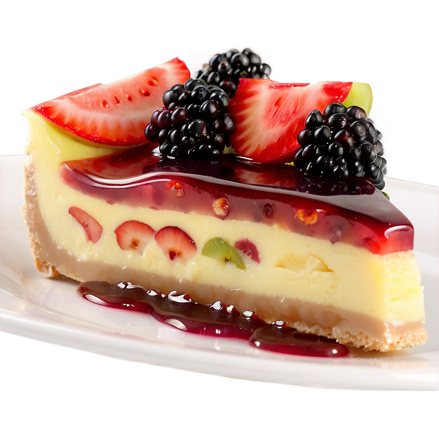 Layered Fruit Flan Recipe Png 86