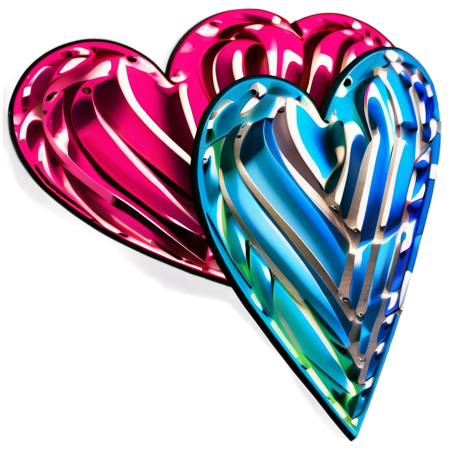 Layered Heart Clipart Cutout Png 05252024