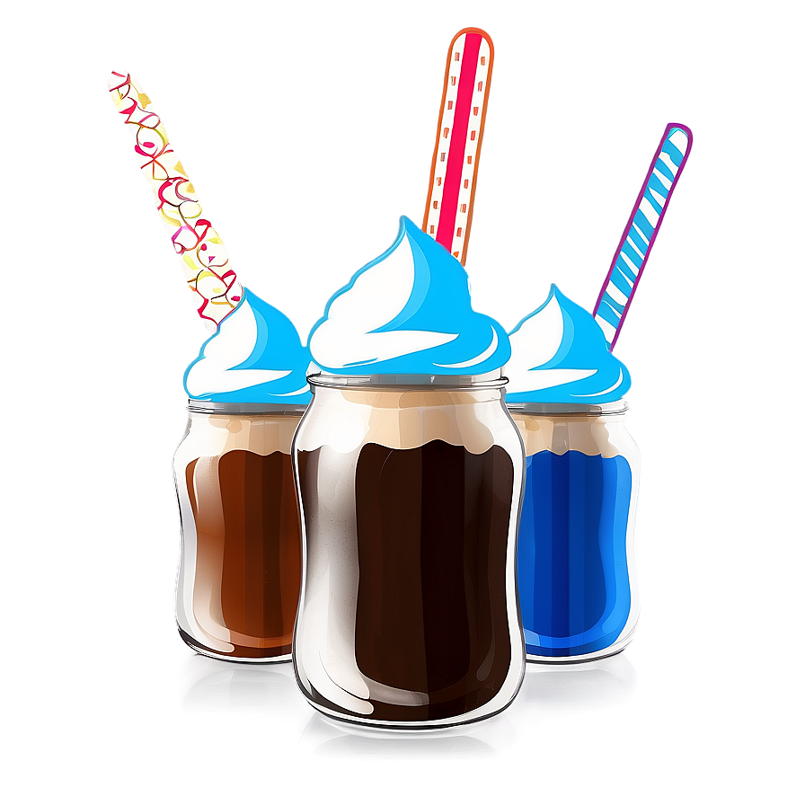 Layered Root Beer Float Jars Png Kbs