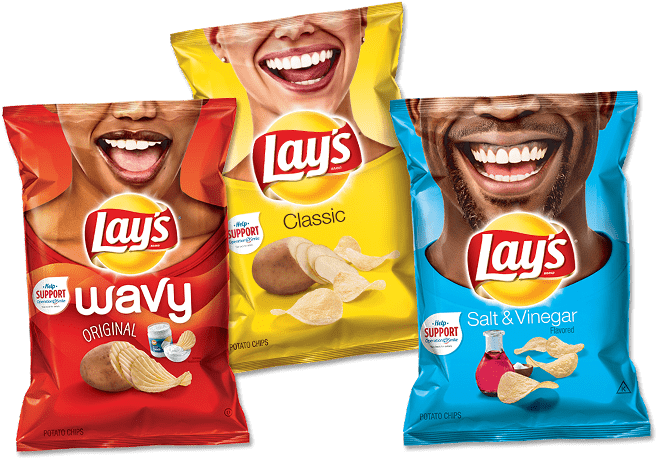 Lays Chip Varieties Smiling Faces