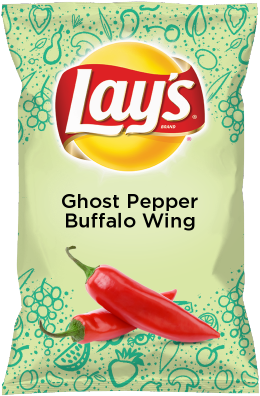 Lays Ghost Pepper Buffalo Wing Flavor Package