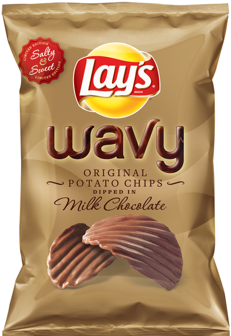 Lays Wavy Chocolate Covered Potato Chips