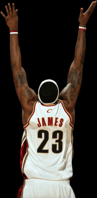 Le Bron James Celebration Pose