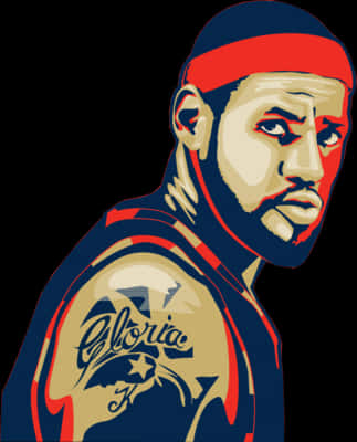 Le Bron James Vector Artwork