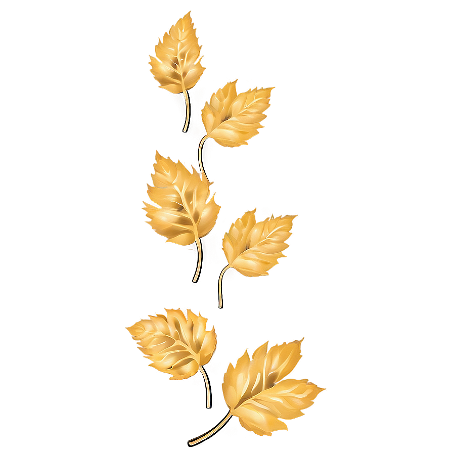 Leaf Decorative Line Png Ekn74