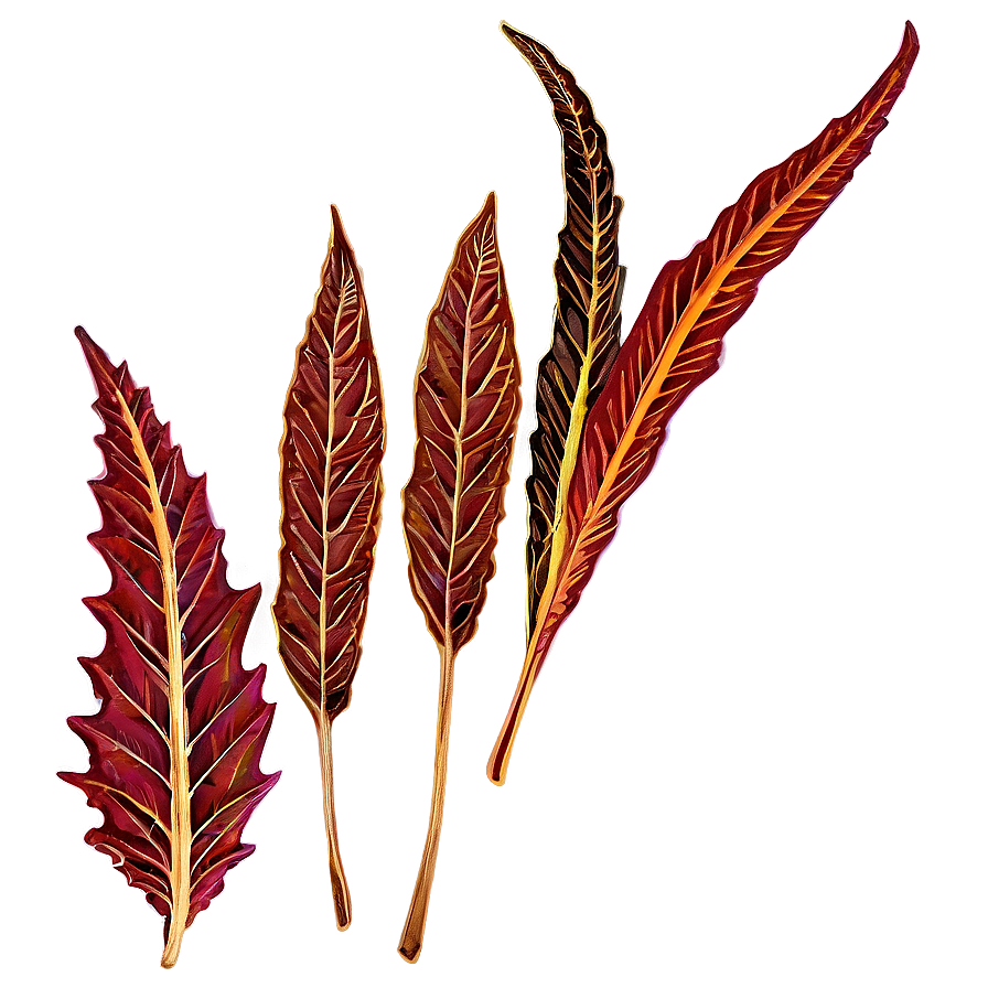 Leaf Decorative Line Png Fkh