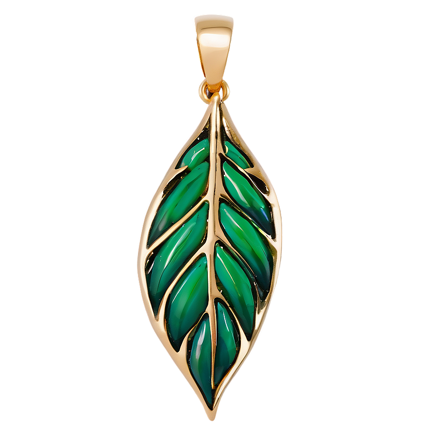 Leaf Pendant Png Slv92