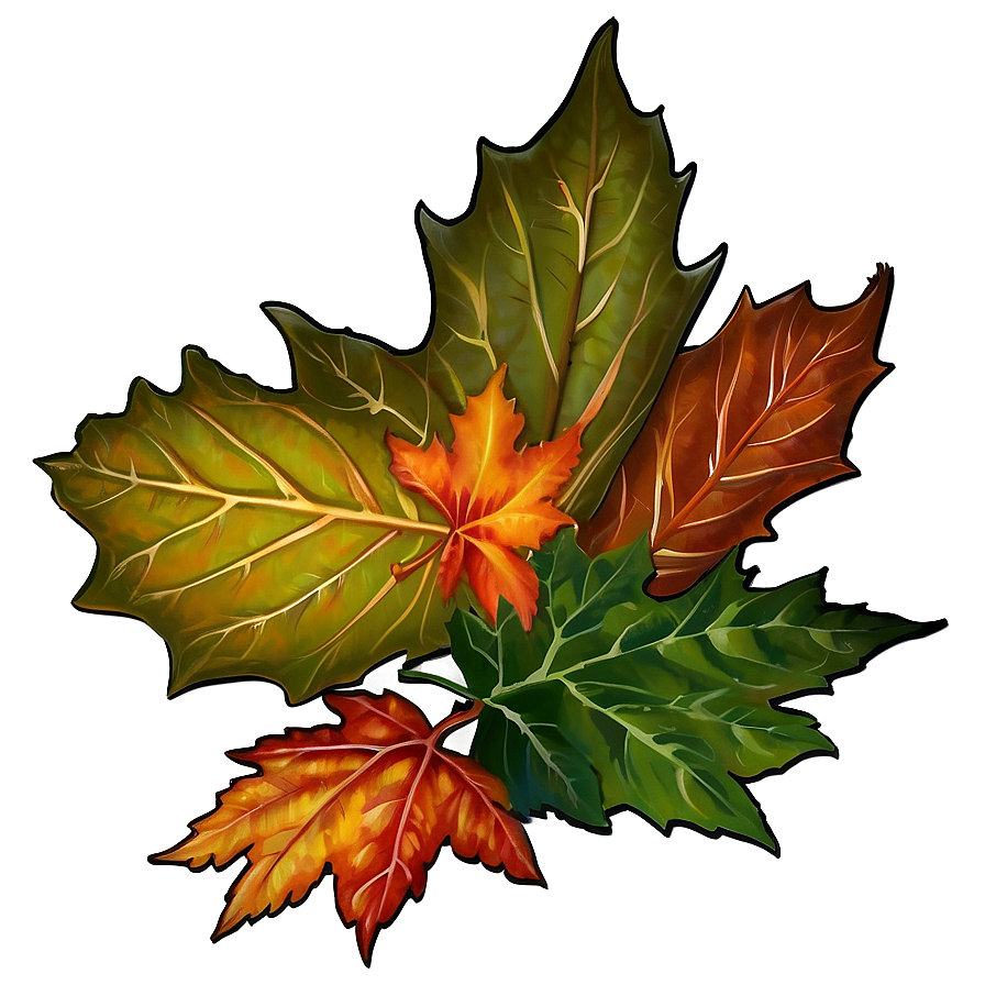 Leaf Pile Border Png Uqj