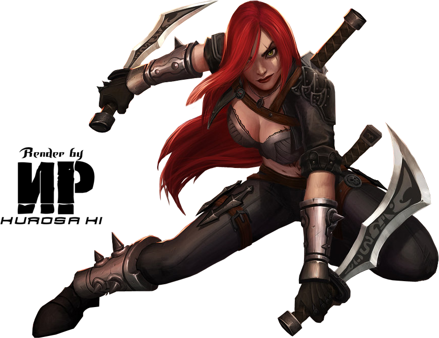 Leagueof Legends Katarina Action Pose