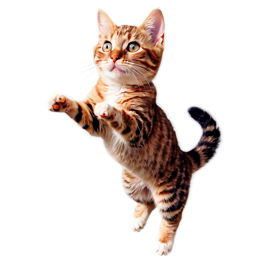 Leaping Cat Clipart Png 06122024