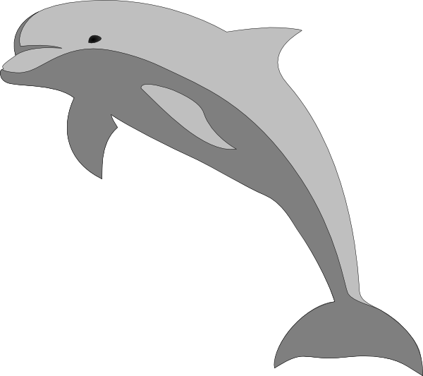 Leaping Dolphin Cartoon