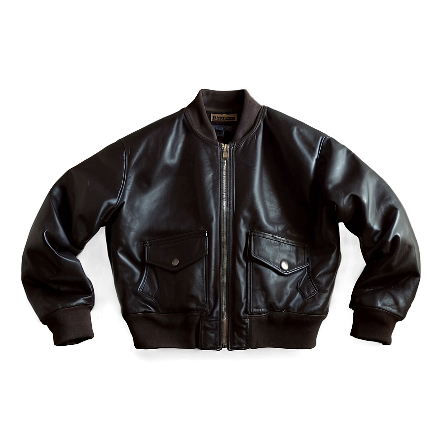 Leather Bomber Jacket Png Sim