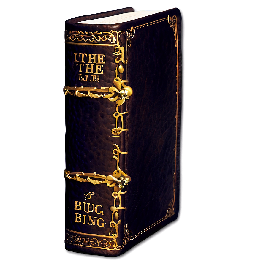 Leather Bound Bible Png 05032024