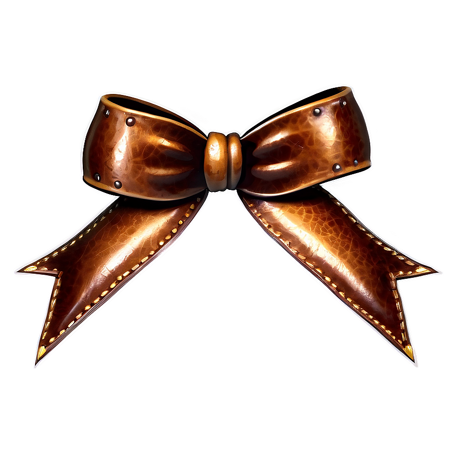 Leather Bow Png 05042024