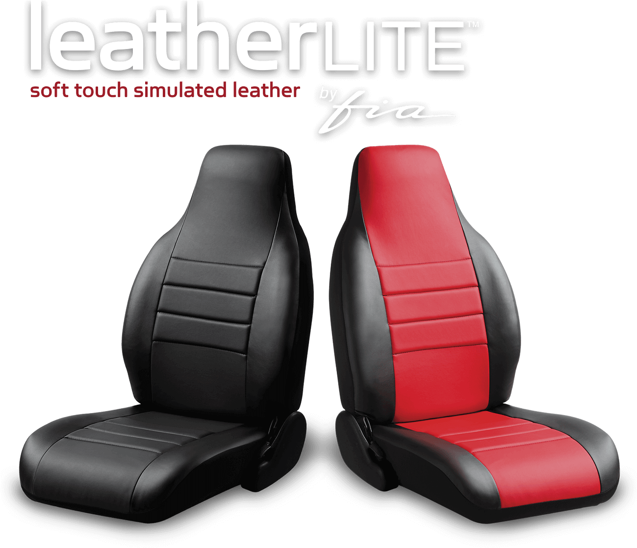 Leather Lite Simulated Leather Car Seatsby Fia