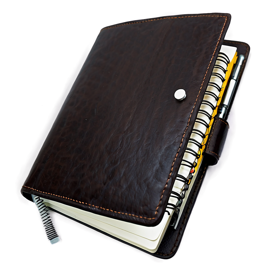 Leather Notebook Png 25