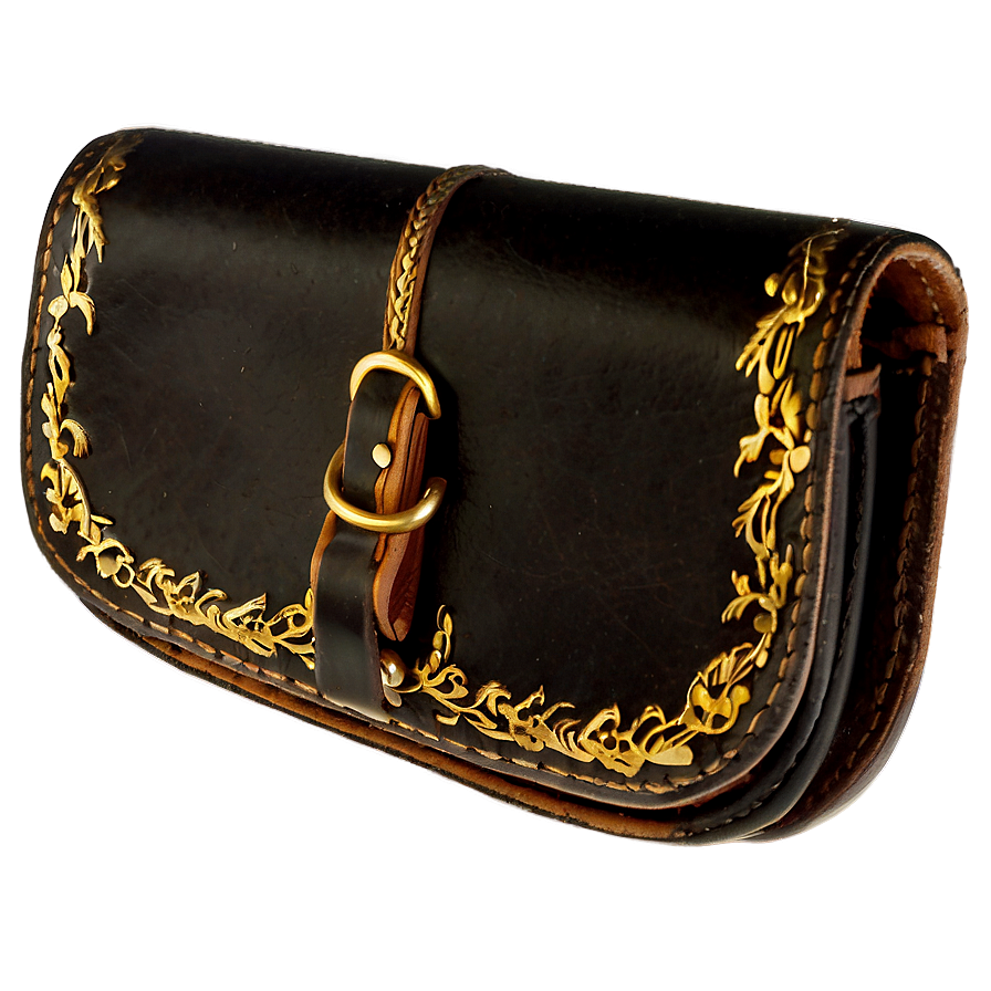 Leather Pouch Png Hyf15