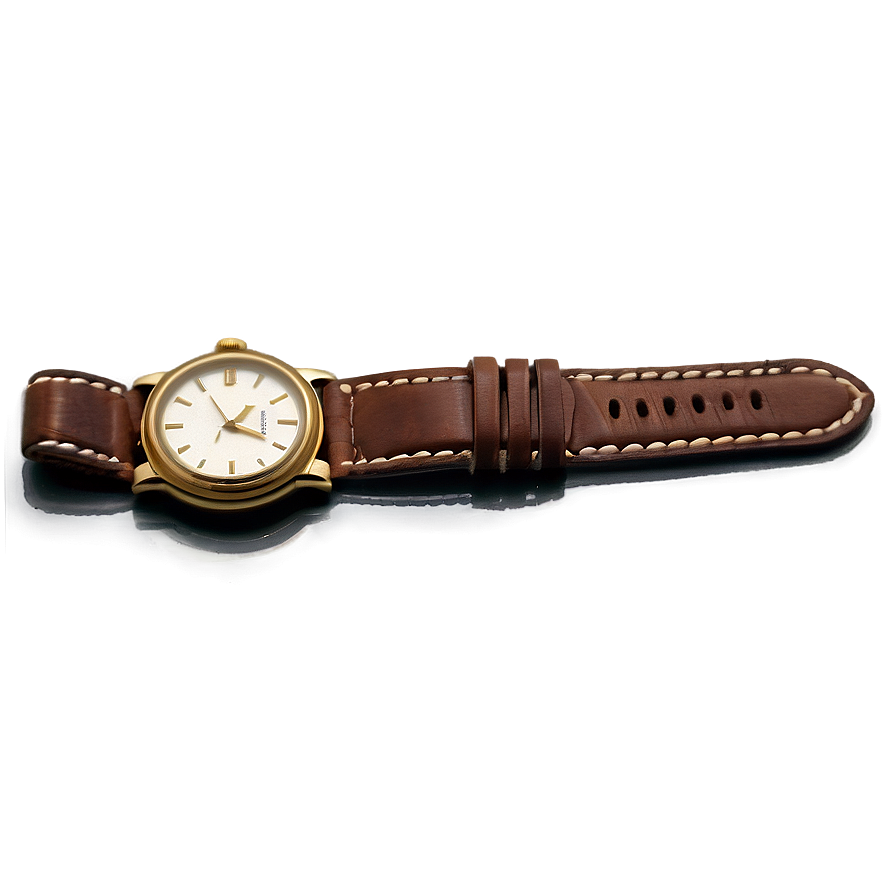 Leather Strap Watch Png 05212024