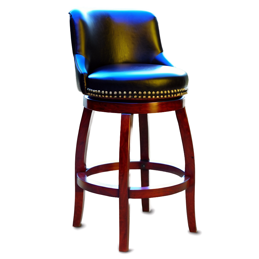 Leather Swivel Barstool Png Otb89