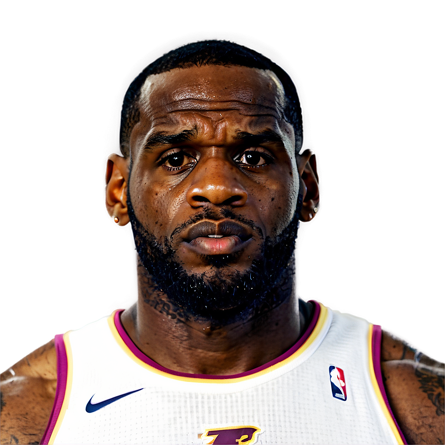 Lebron James Face Close-up Png 05232024