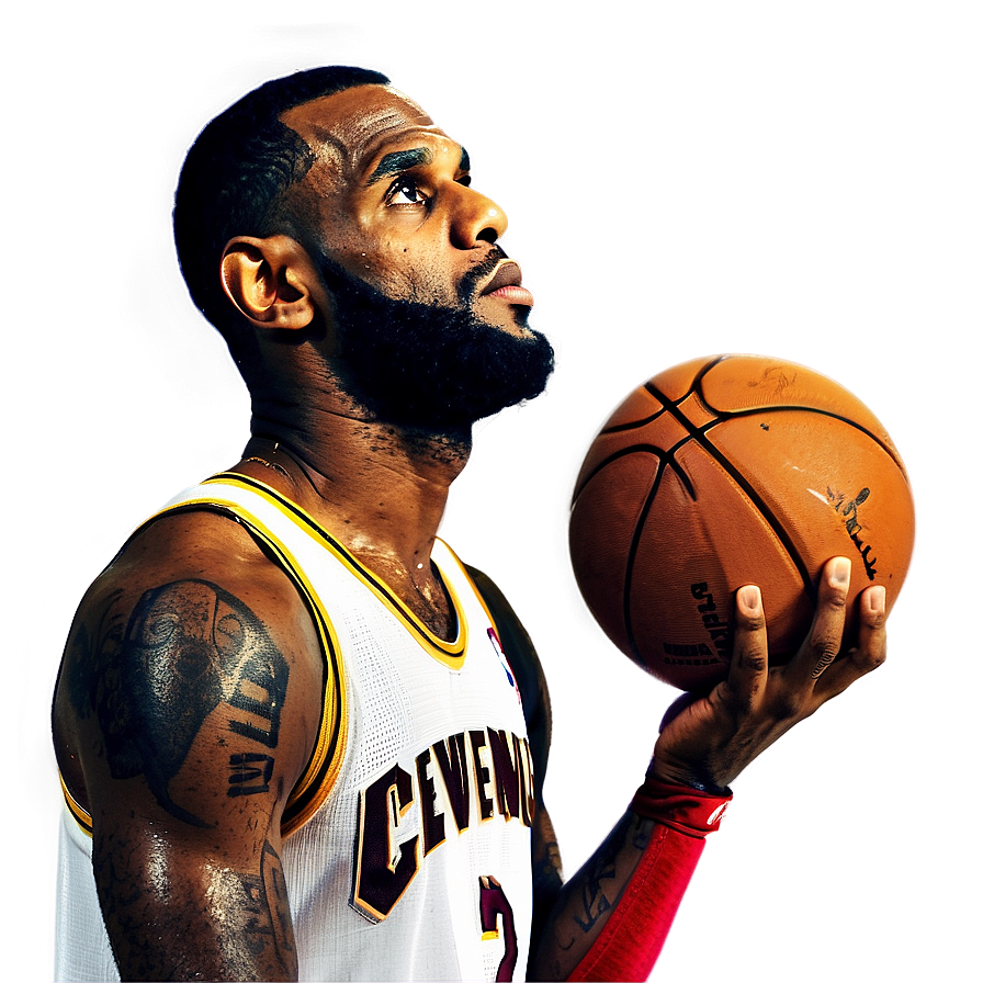 Lebron James Free Throw Png 87