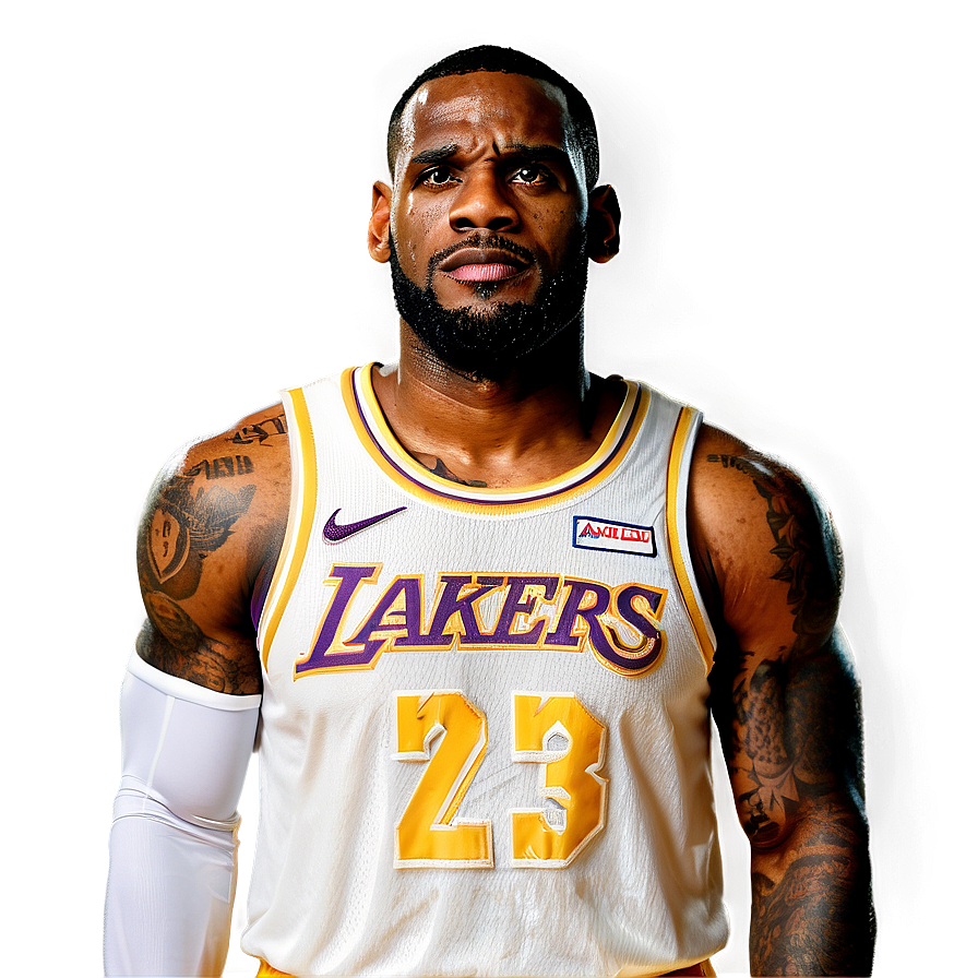 Lebron James Lakers Debut Png Luc32