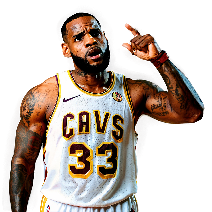 Lebron James Playoff Intensity Png 78