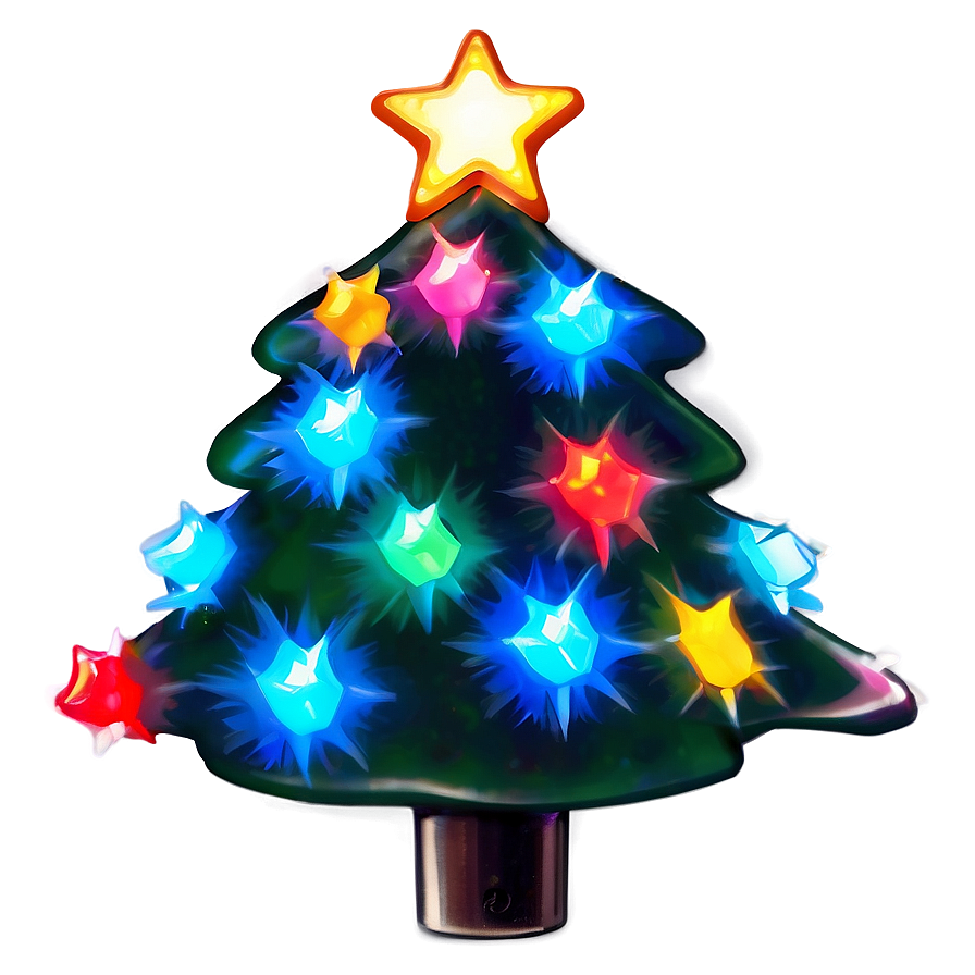 Led Light Christmas Tree Star Png 06282024