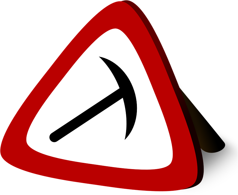 Left Curve Road Sign