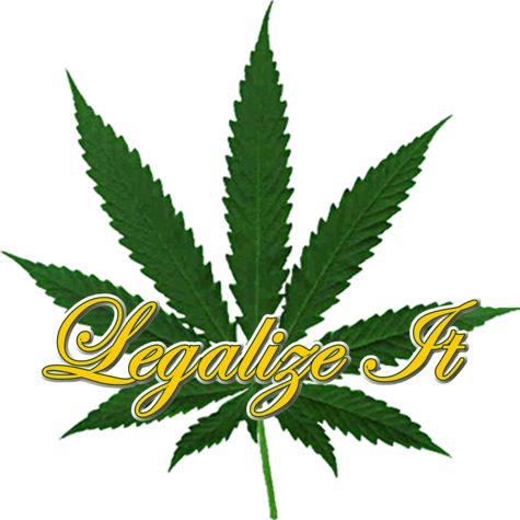 Legalize It Cannabis Leaf