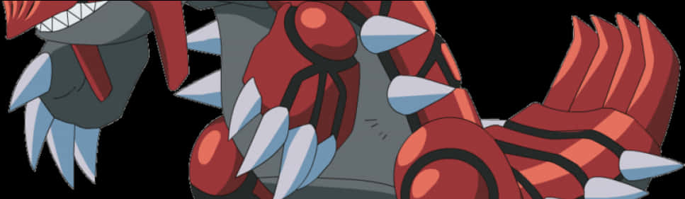 Legendary Pokemon Groudon Illustration