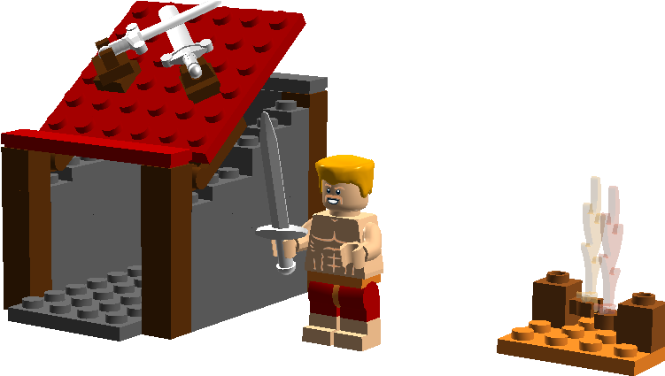 Lego Barbarian Clashof Clans