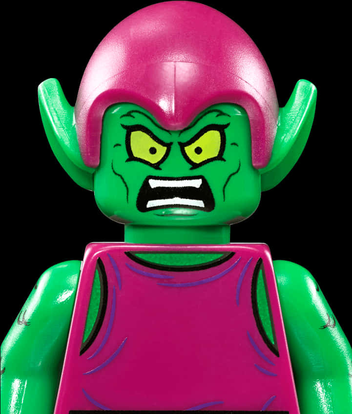 Lego Green Goblin Close Up