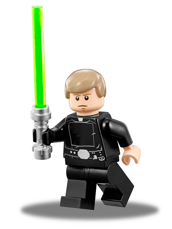 Lego Jedi Figurewith Green Lightsaber