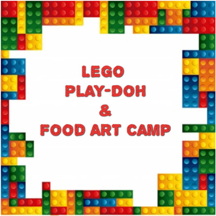 Lego Playdoh Food Art Camp Flyer