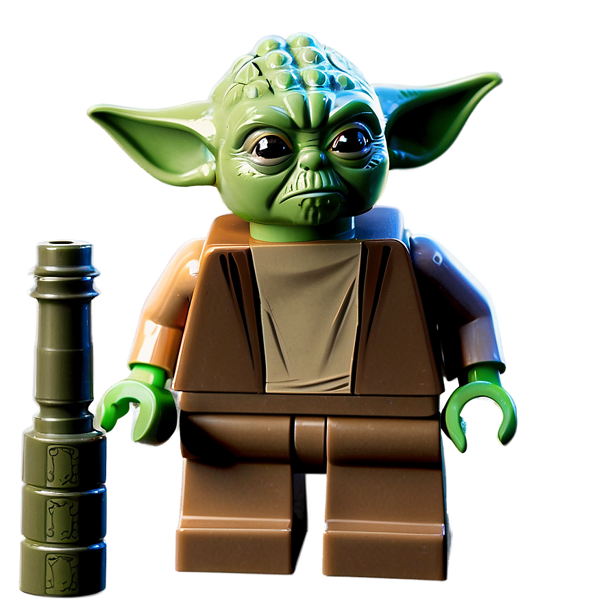 Lego Yoda Set Display Png Cmj87