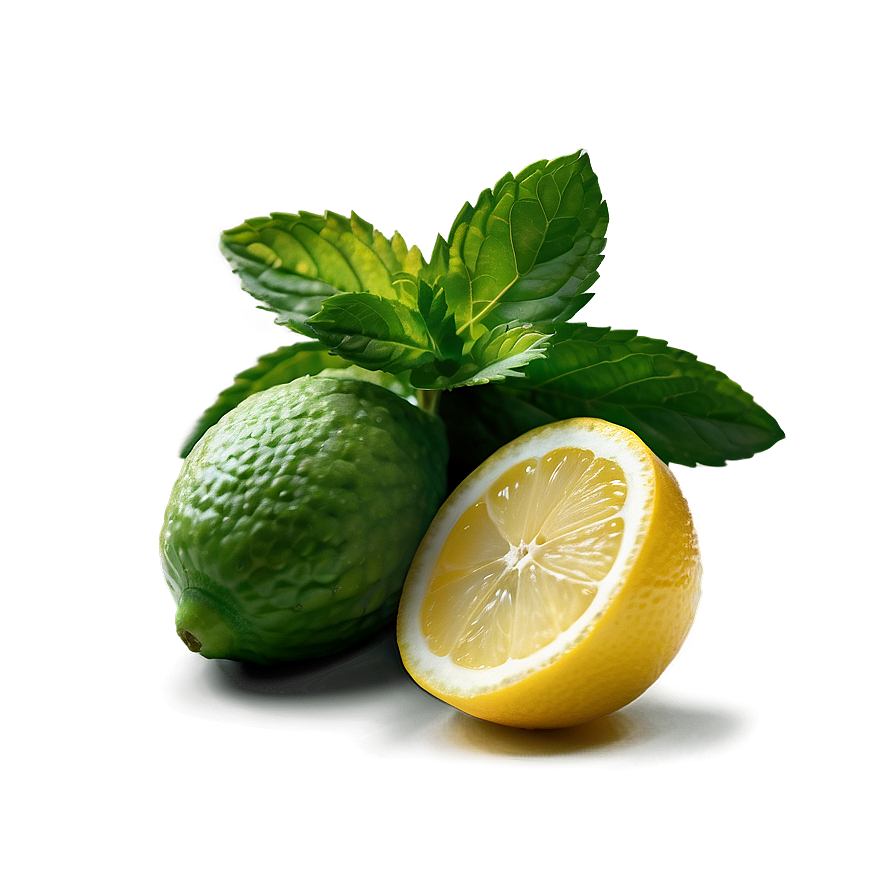 Lemon And Mint Png 05042024