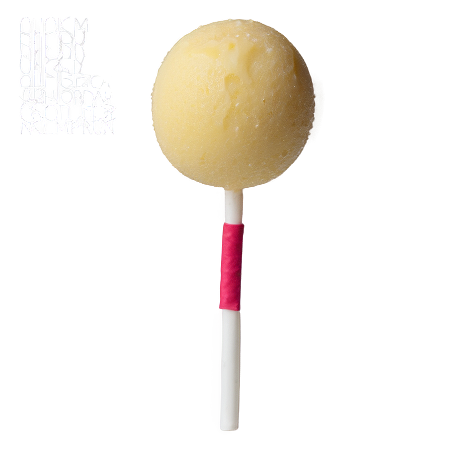 Lemon Cake Pop Png Dkd26