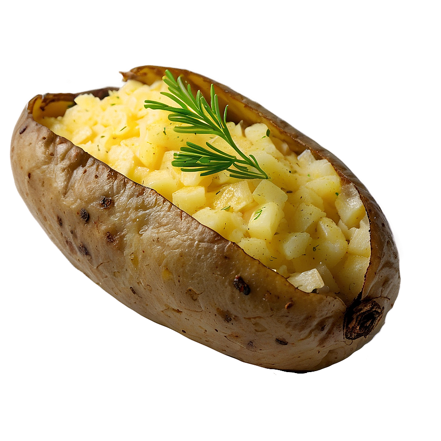 Lemon Herb Baked Potato Png Lwc87