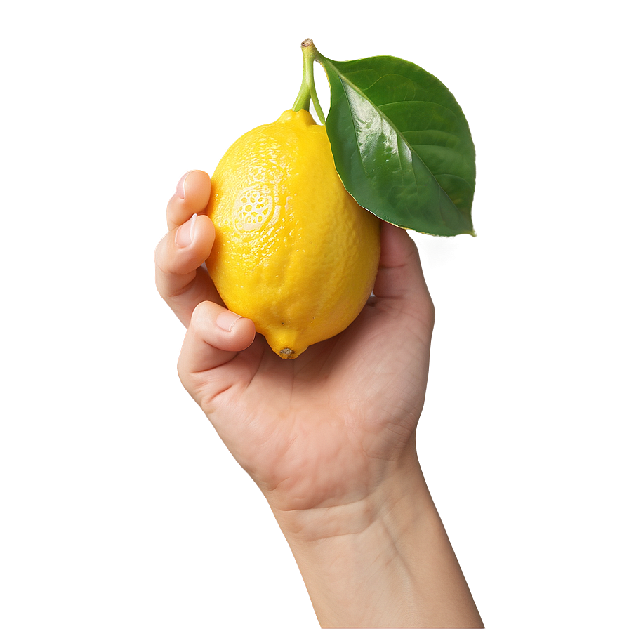 Lemon In Hand Png Gnh77