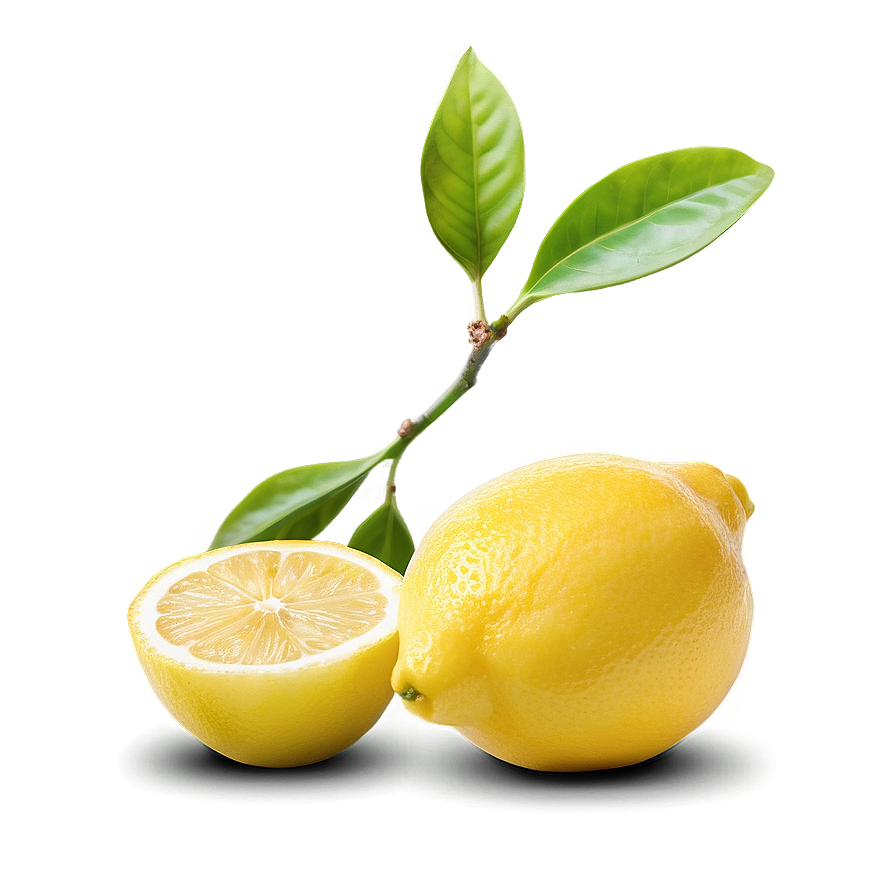 Lemon On Wooden Table Png 05042024