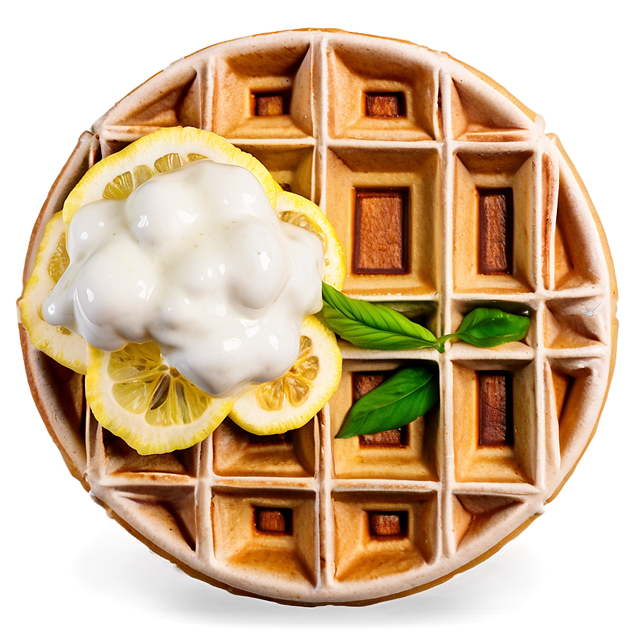 Lemon Ricotta Waffle Png Acb