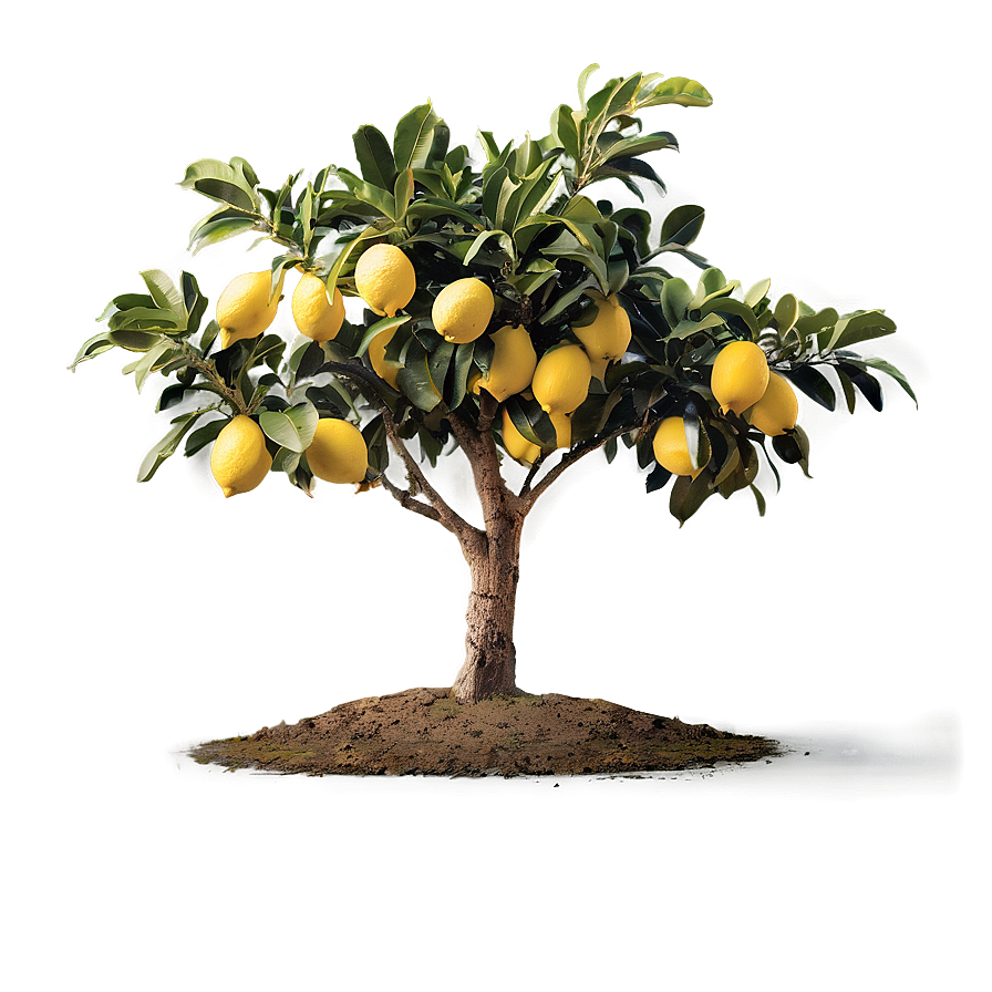 Lemon Tree In Landscape Png 06212024