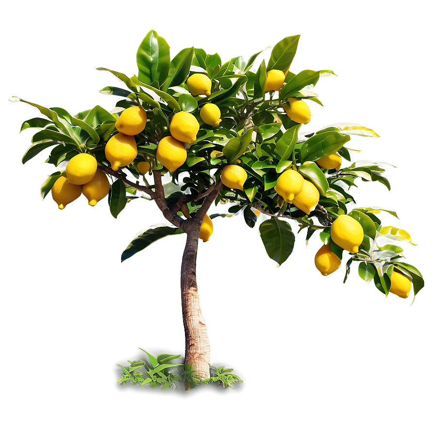 Lemon Tree With Pathway Png 06212024