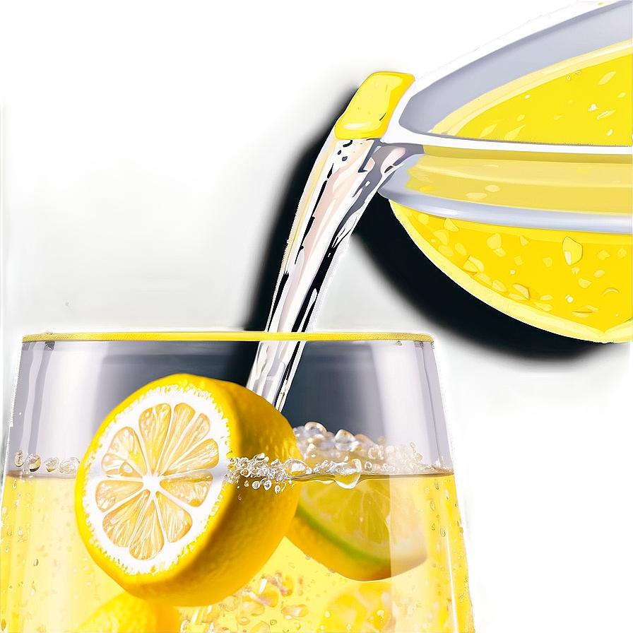 Lemonade Beverage Pour Png Luw