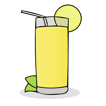 Lemonade Glass Cartoon